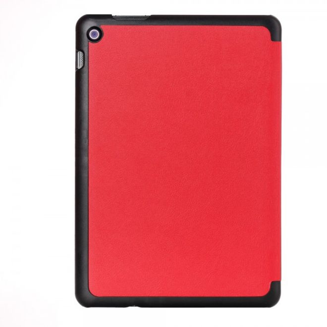 Asus ZenPad 10 Dreifach faltbare Leder Smart Case Hülle - rot