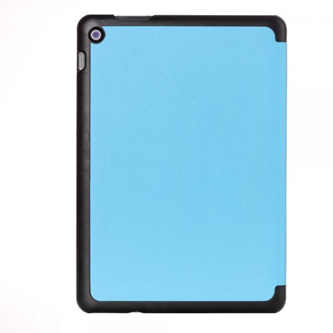 Asus ZenPad 10 Dreifach faltbare Leder Smart Case Hülle - hellblau