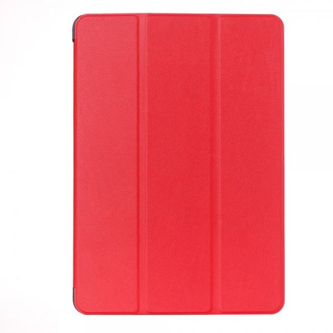 Asus ZenPad 10 Dreifach faltbare Leder Smart Case Hülle - rot