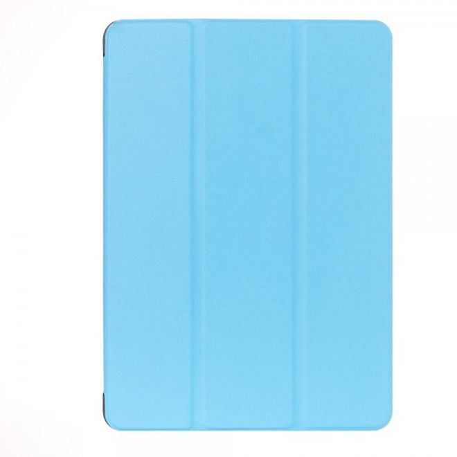 Asus ZenPad 10 Dreifach faltbare Leder Smart Case Hülle - hellblau