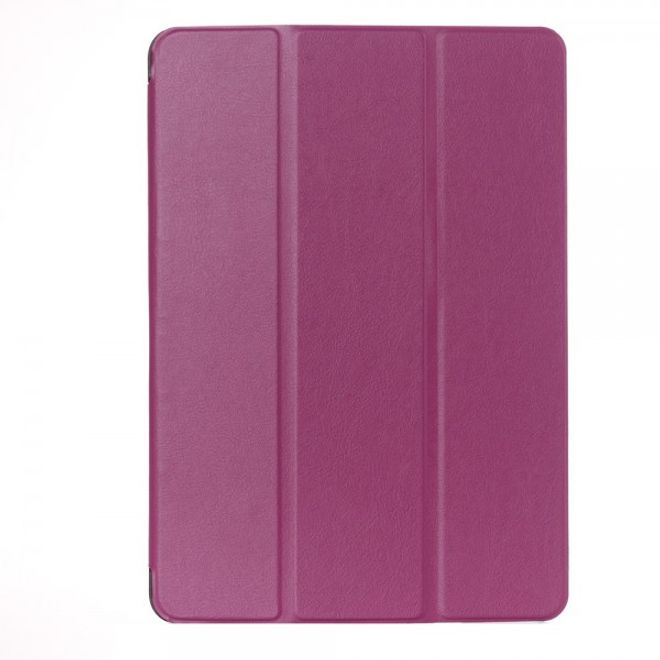 Asus ZenPad 10 Dreifach faltbare Leder Smart Case Hülle - purpur