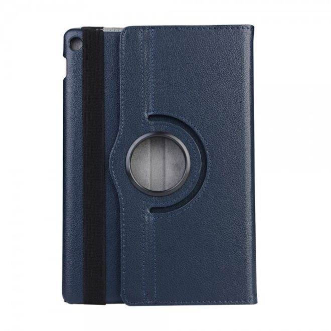 Asus ZenPad 10 Rotierbare Leder Cover Case Hülle mit Litchitextur - dunkelblau