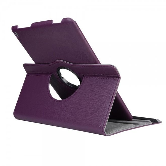 Asus ZenPad 10 Rotierbare Leder Cover Case Hülle mit Litchitextur - purpur