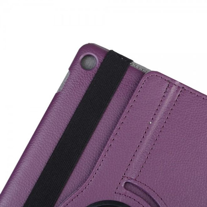 Asus ZenPad 10 Rotierbare Leder Cover Case Hülle mit Litchitextur - purpur