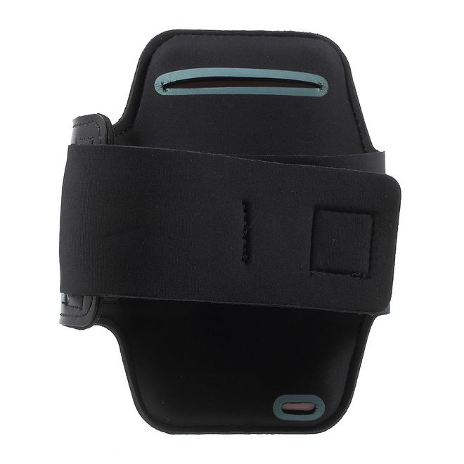 Atmungsaktives Neopren Fitness Sportarmband für iPhone 6/6S/7 - schwarz/grau