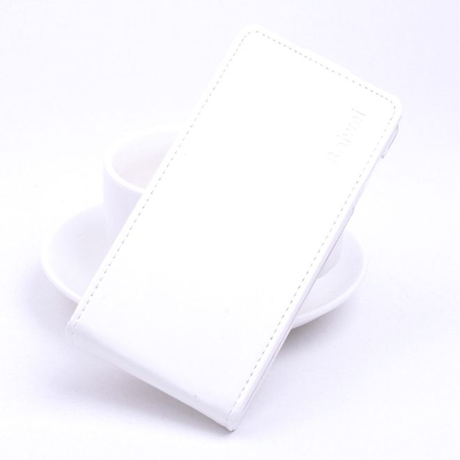 Baiwei - Handyhülle für Google Pixel XL - Crazy Horse Leder Cover - vertikal - weiss