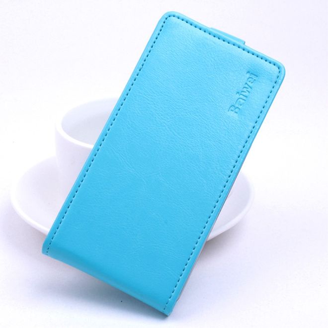 Baiwei - Handyhülle für Google Pixel XL - Crazy Horse Leder Cover - vertikal - blau