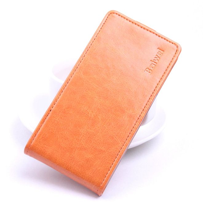 Baiwei - Handyhülle für Google Pixel XL - Crazy Horse Leder Cover - vertikal - orange
