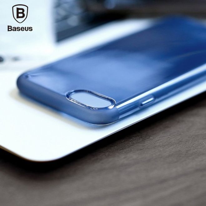 Baseus - iPhone 8 Plus / 7 Plus Hülle - TPU Softcase Simple Series - blau