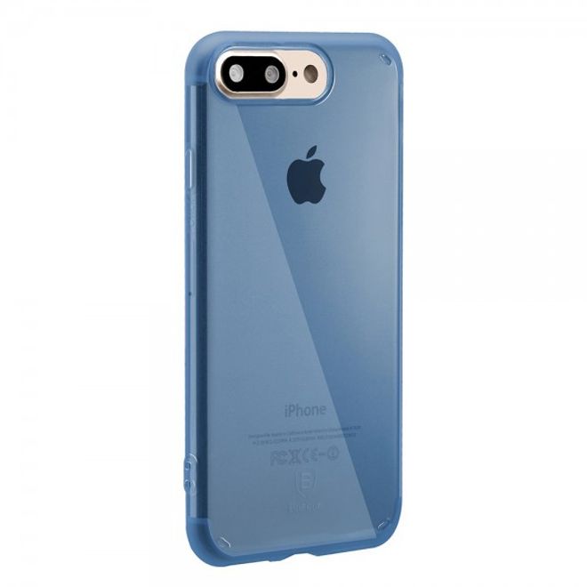 Baseus - iPhone 8 Plus / 7 Plus Hülle - TPU Softcase Simple Series - blau