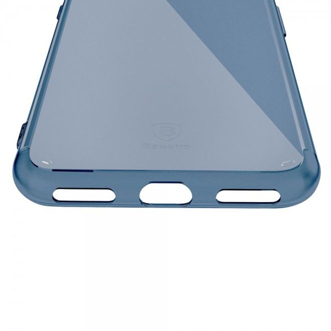 Baseus - iPhone 8 Plus / 7 Plus Hülle - TPU Softcase Simple Series - blau
