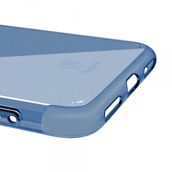 Baseus - iPhone 8 Plus / 7 Plus Hülle - TPU Softcase Simple Series - blau