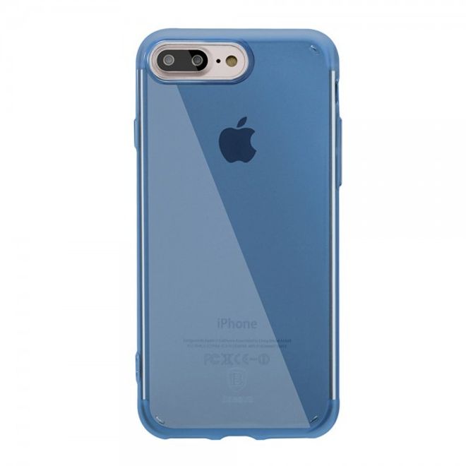Baseus - iPhone 8 Plus / 7 Plus Hülle - TPU Softcase Simple Series - blau
