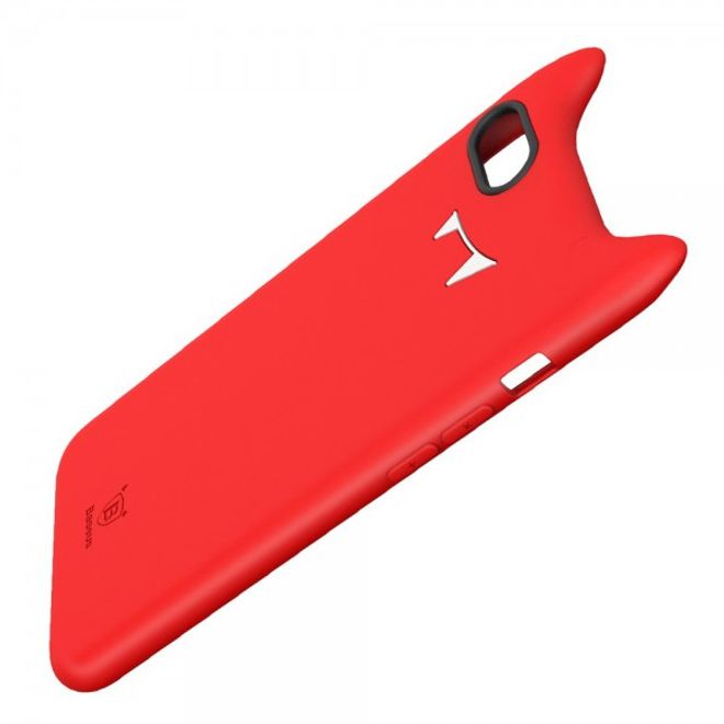 Baseus - iPhone 8 Plus / 7 Plus Cover - Hülle aus Silikon - 3D Devil Series - rot