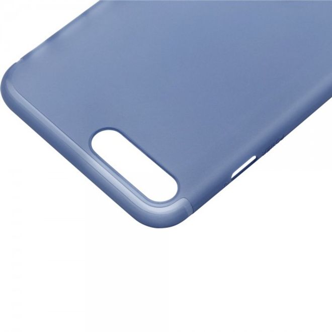 Baseus - Hülle für iPhone 8 Plus / 7 Plus - Case aus Hart Plastik (0.5mm) - transparent/blau