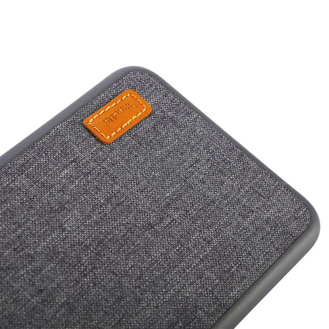 Baseus - iPhone 8 Plus / 7 Plus Handyhülle - Case aus Plastik/Stoff - Sunie Series - grau