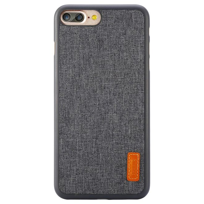 Baseus - iPhone 8 Plus / 7 Plus Handyhülle - Case aus Plastik/Stoff - Sunie Series - grau