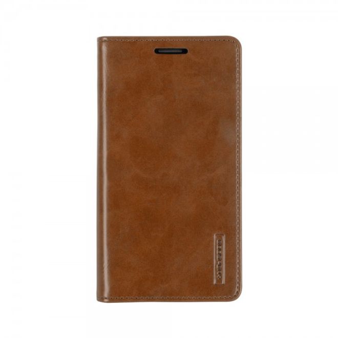 Goospery - Handyhülle für LG G5 - Case aus Leder - Blue Moon Series - braun