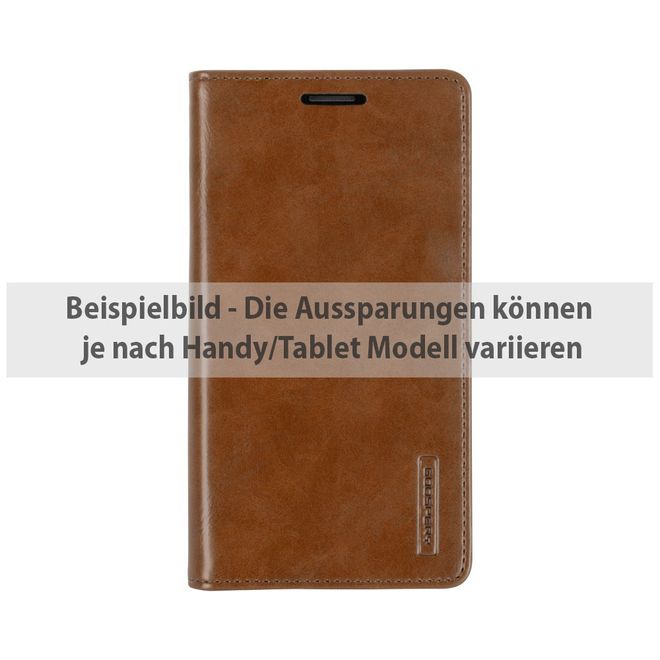 Goospery - Handyhülle für Sony Xperia X Performance - Case aus Leder - Blue Moon Series - braun