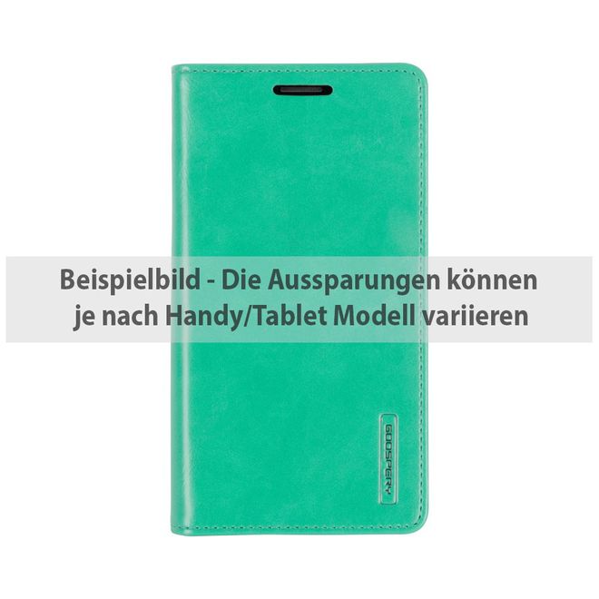 Goospery - Handyhülle für Sony Xperia XA - Case aus Leder - Blue Moon Series - mint