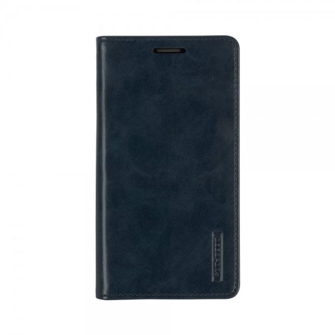Goospery - Handyhülle für Samsung Galaxy Note 5 - Case aus Leder - Blue Moon Series - navy
