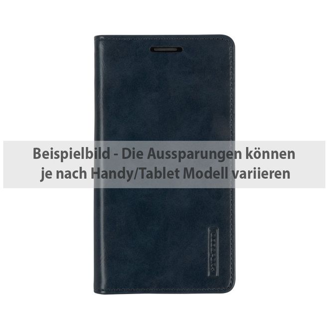 Goospery - Handyhülle für Sony Xperia XA - Case aus Leder - Blue Moon Series - navy