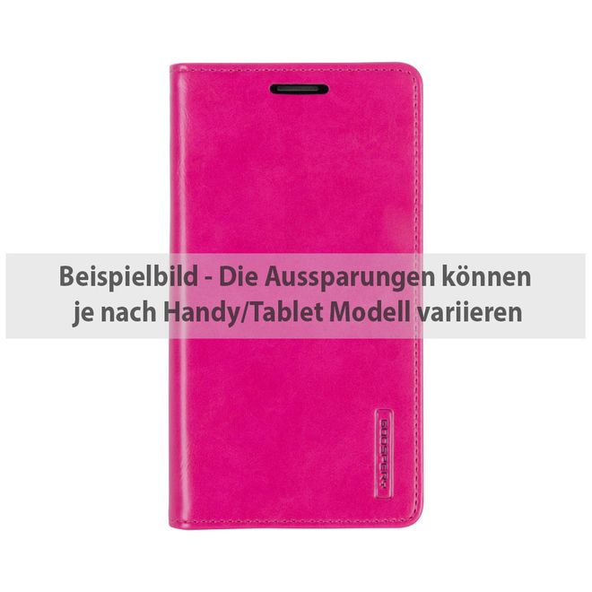 Goospery - Handyhülle für Sony Xperia X Performance - Case aus Leder - Blue Moon Series - rosa