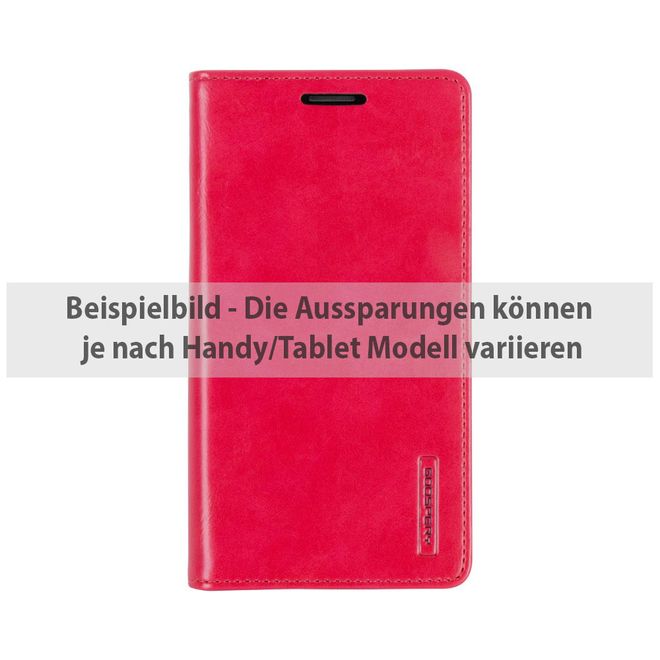 Goospery - Handyhülle für Sony Xperia X Performance - Case aus Leder - Blue Moon Series - rot