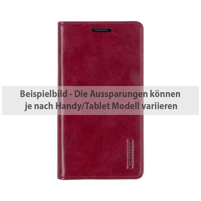 Goospery - Handyhülle für LG V20 - Case aus Leder - Blue Moon Series - weinrot