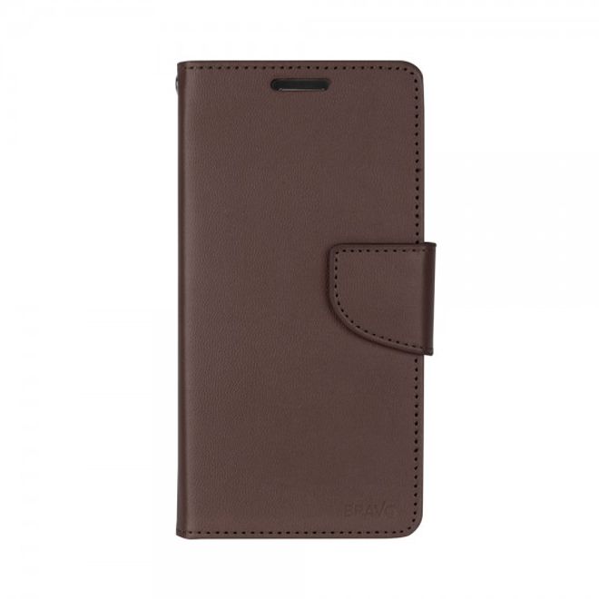 Goospery - Handyhülle für LG V10 - Case aus Leder - Bravo Diary Series - braun