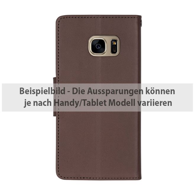 Goospery - Handyhülle für Huawei P9 - Case aus Leder - Bravo Diary Series - braun