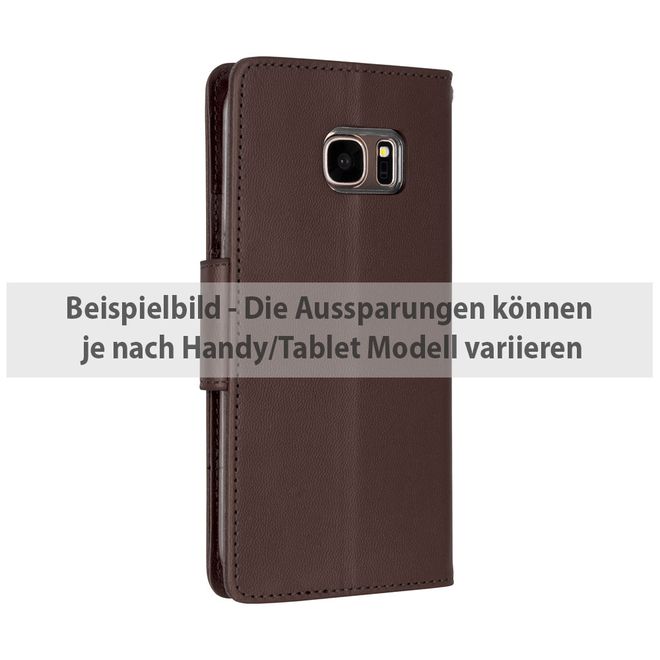 Goospery - Handyhülle für Huawei P9 - Case aus Leder - Bravo Diary Series - braun