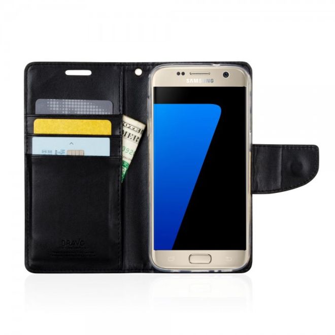 Goospery - Handyhülle für LG V10 - Case aus Leder - Bravo Diary Series - mintgrün