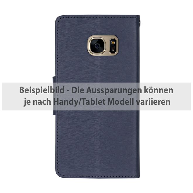Goospery - Handyhülle für Huawei P9 - Case aus Leder - Bravo Diary Series - navy