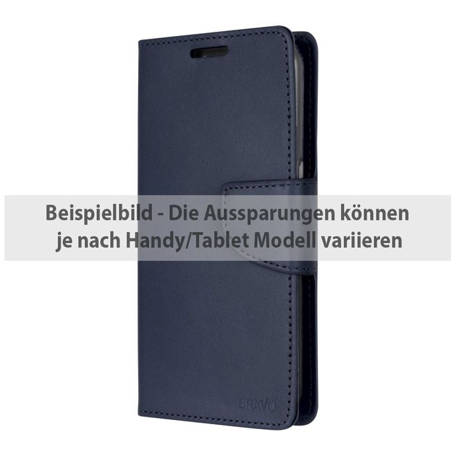 Goospery - Handyhülle für Huawei P9 - Case aus Leder - Bravo Diary Series - navy