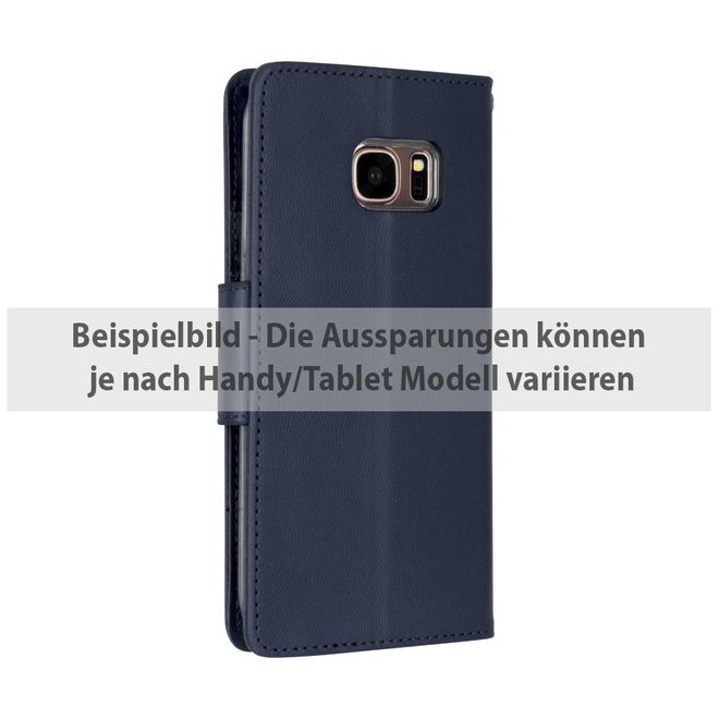 Goospery - Handyhülle für Huawei P9 - Case aus Leder - Bravo Diary Series - navy