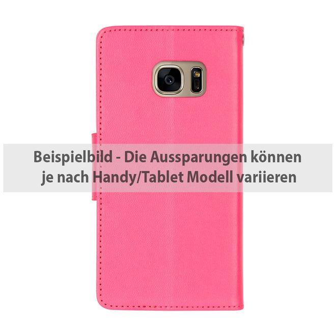 Goospery - Handyhülle für Huawei P9 - Case aus Leder - Bravo Diary Series - rosa
