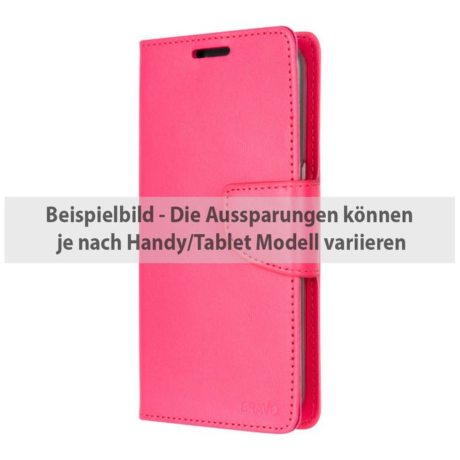 Goospery - Handyhülle für Huawei P9 - Case aus Leder - Bravo Diary Series - rosa