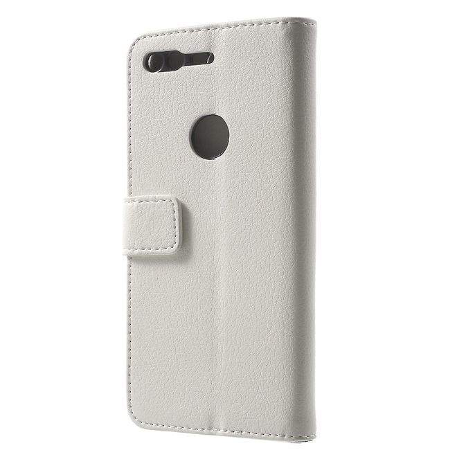 Case für Google Pixel - Handyhülle aus Leder - mit Litchitextur - weiss