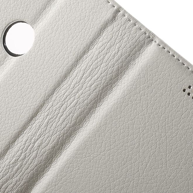 Case für Google Pixel - Handyhülle aus Leder - mit Litchitextur - weiss