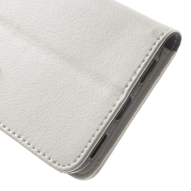 Case für Google Pixel - Handyhülle aus Leder - mit Litchitextur - weiss