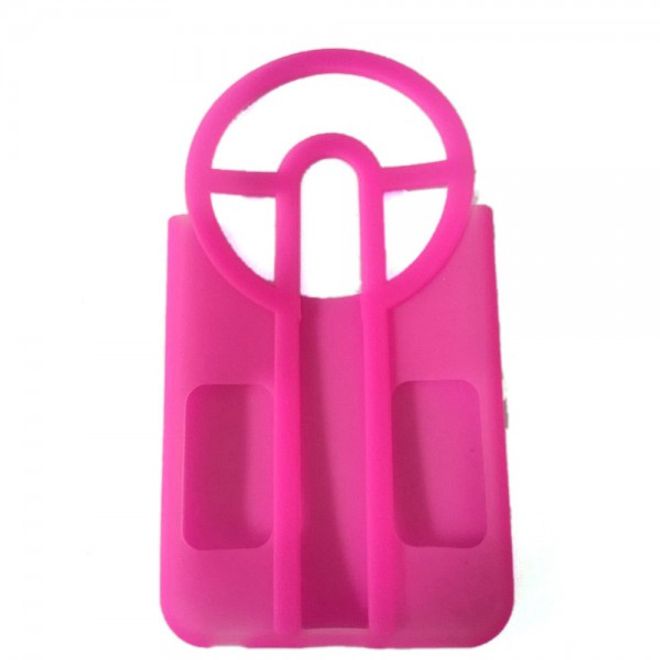 Case für iPhone 6/6S - Handyhülle aus Silikon - mit Zielvorrichtung für Pokebälle - rosa