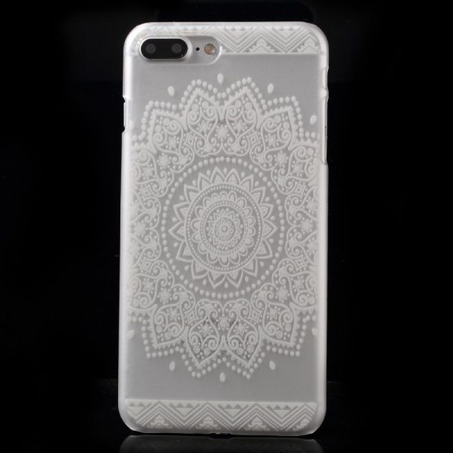 Case für iPhone 8 Plus / 7 Plus - Handyhülle aus transparentem Hart Plastik - wunderschöne Blumen