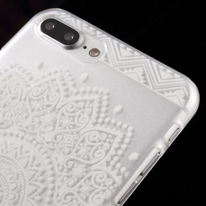 Case für iPhone 8 Plus / 7 Plus - Handyhülle aus transparentem Hart Plastik - wunderschöne Blumen