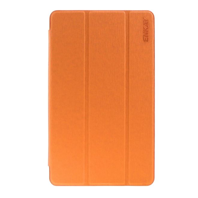 Enkay - Samsung Galaxy Tab E 8.0 Tablet Hülle - dreifach faltbar - orange