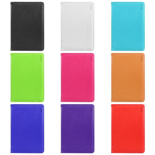 Enkay - Samsung Galaxy Tab S2 9.7 Tablet Hülle - Crazy Horse Leder Case - hellblau
