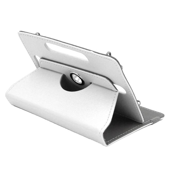 Enkay - Samsung Galaxy Tab S2 9.7 Tablet Hülle - Crazy Horse Leder Case - weiss