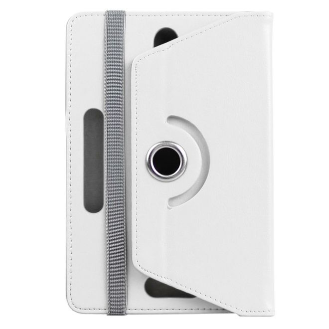 Enkay - Samsung Galaxy Tab S2 9.7 Tablet Hülle - Crazy Horse Leder Case - weiss