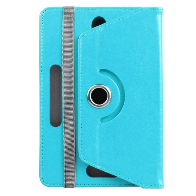 Enkay - Samsung Galaxy Tab S2 9.7 Tablet Hülle - Crazy Horse Leder Case - hellblau