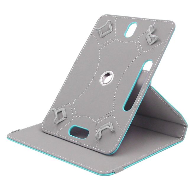 Enkay - Samsung Galaxy Tab S2 9.7 Tablet Hülle - Crazy Horse Leder Case - hellblau